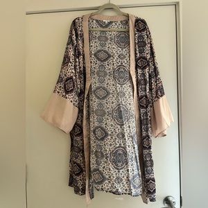 Printed Midi Kimono